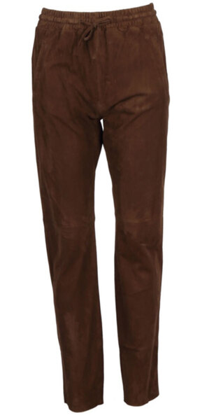 Vêtement en cuir Pantalon cuir marron