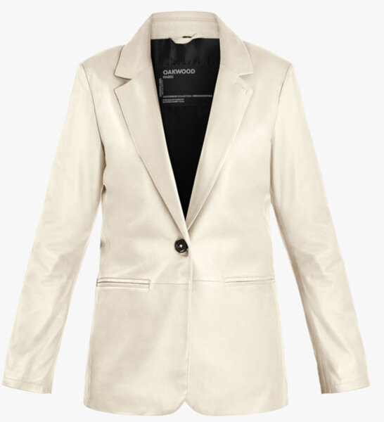 Vêtement en cuir Vestes cuir beige