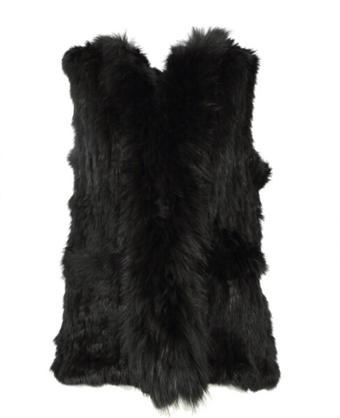 Vêtement en cuir Gilets cuir & fourrure  noir