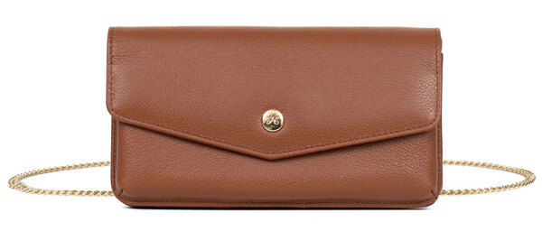 Vêtement en cuir Maroquinerie femme cognac