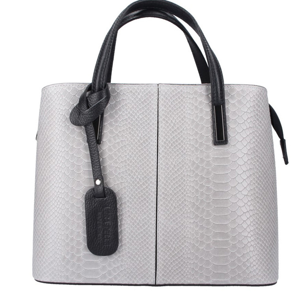 Vêtement en cuir Maroquinerie femme gris