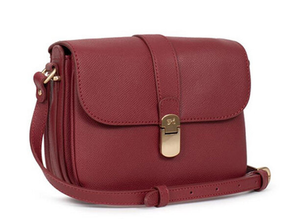 Vêtement en cuir Maroquinerie femme rouge