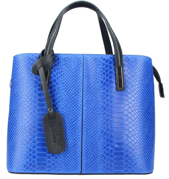 Vêtement en cuir Maroquinerie femme bleu