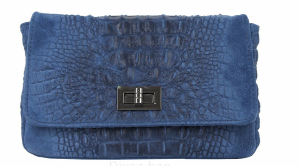Vêtement en cuir Maroquinerie femme bleu