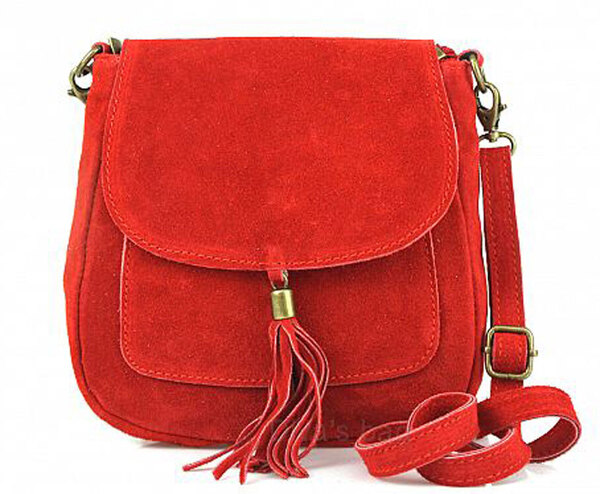 Vêtement en cuir Maroquinerie femme rouge