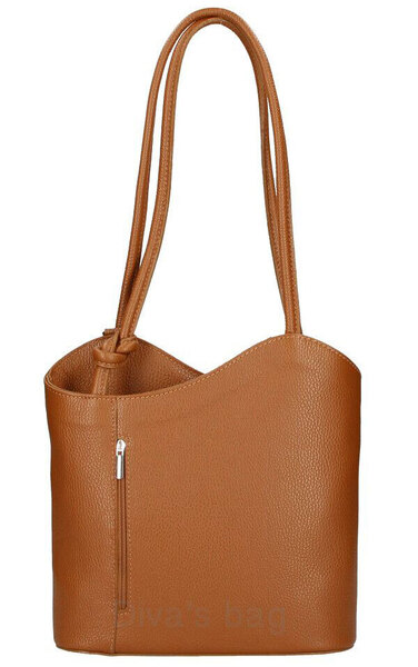 Vêtement en cuir Maroquinerie femme cognac