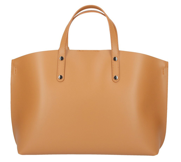 Vêtement en cuir Maroquinerie femme cognac