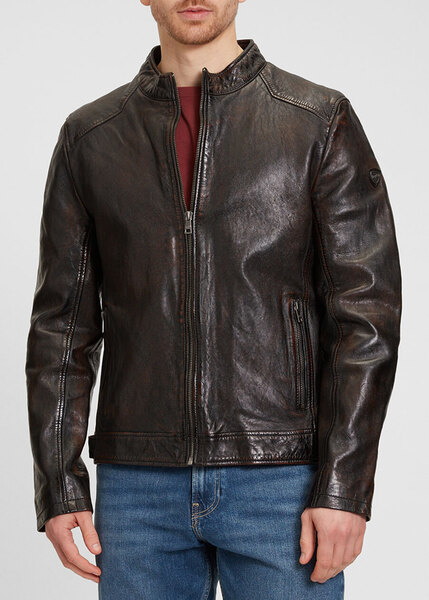 Vêtement en cuir Blousons cuir marron