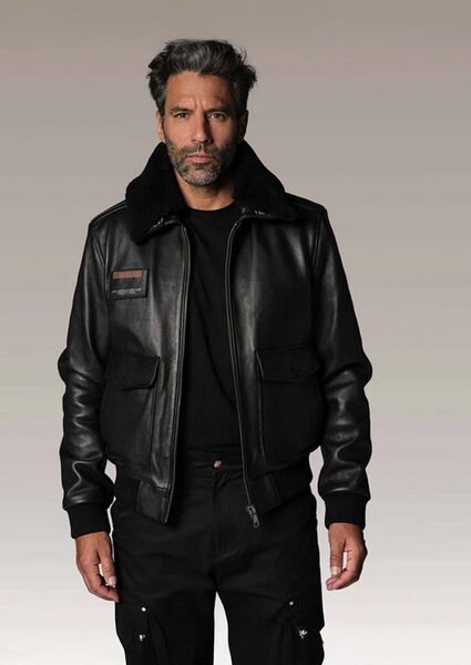 Vêtement en cuir Blousons cuir noir