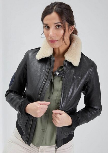 Vêtement en cuir Blousons cuir noir