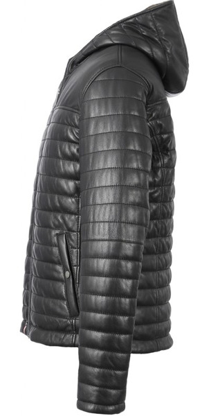 aurelien-ref-61814-noir-doudoune-en-cuir-veritable biais