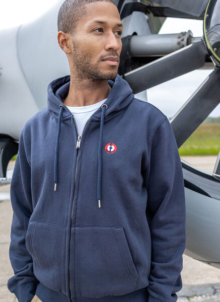 Vêtement en cuir Sweat / Pull bleu