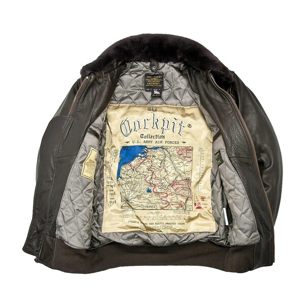 Blouson cockpit USA G1 marron Z201035MC (4)