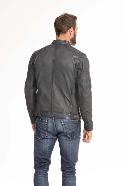 blouson cuir homme 1201-0485 noir bleu (7)