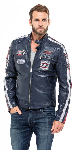 Blouson cuir redskins sale