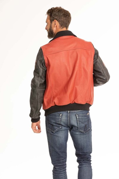 Blouson cuir homme pas cher redskins clearance