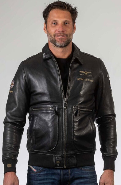 Vêtement en cuir Blousons cuir noir