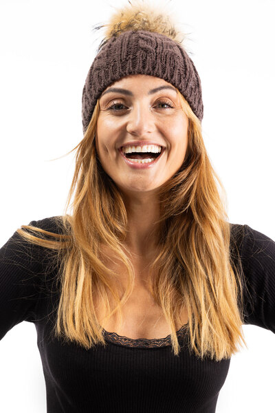 Vêtement en cuir Les bonnes affaires Femme marron