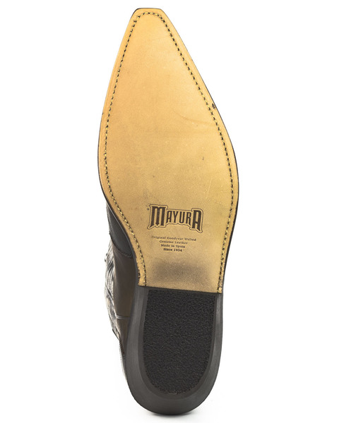 bottes cuir mayura cowboy milanelo verin crazy old pony r�f 122 (1)