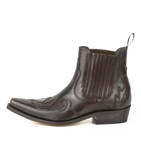 bottines cuir cowboy old manchado réf 237 (2)