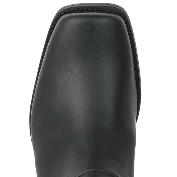 bottines cuir mayura biker pull grass negro réf 204 (7)