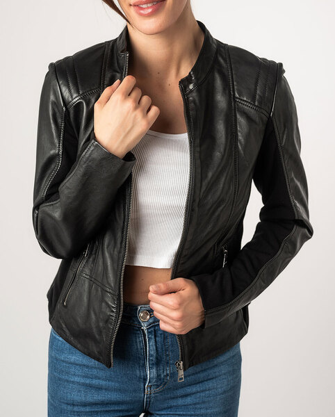 Vêtement en cuir Blousons cuir noir