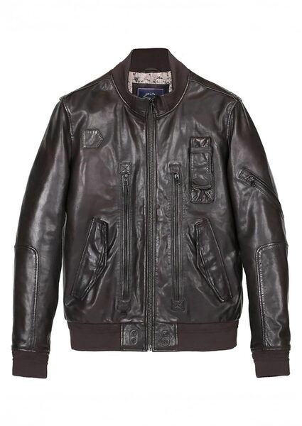 Vêtement en cuir Blousons cuir marron