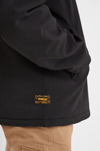 Vêtement en cuir Blousons textile noir