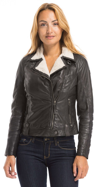 Vêtement en cuir Les bonnes affaires Femme noir