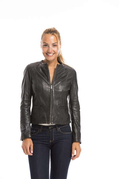 Vestes en cuir noir femme Taille 40 | - Page 5