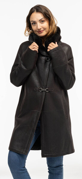 Vêtement en cuir Manteaux cuir marron