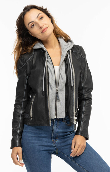 Vêtement en cuir Blousons cuir noir