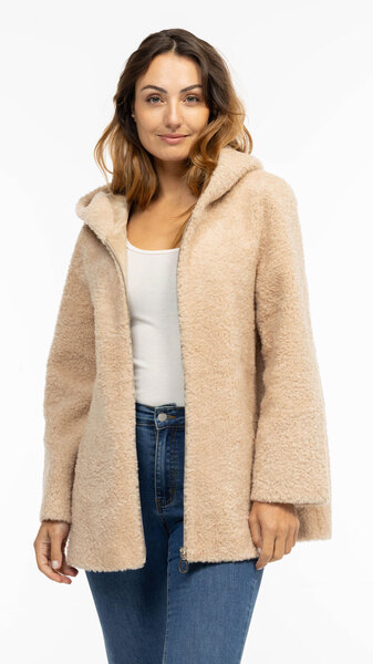 Vêtement en cuir Vestes cuir beige