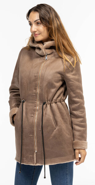 Vêtement en cuir Manteaux cuir camel