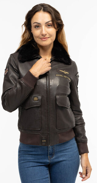 Vêtement en cuir Blousons cuir marron