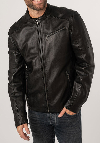 Vêtement en cuir Blousons cuir noir