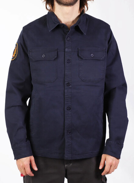 Vêtement en cuir Veste, parka & doudoune textile bleu