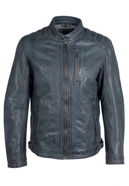 Vêtement en cuir Blousons cuir bleu