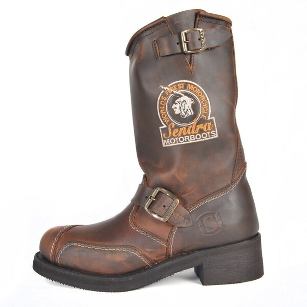 details bottes-sendra-marron-3565 2