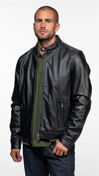 Vêtement en cuir Blousons cuir noir