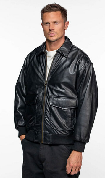 Vêtement en cuir Blousons cuir noir