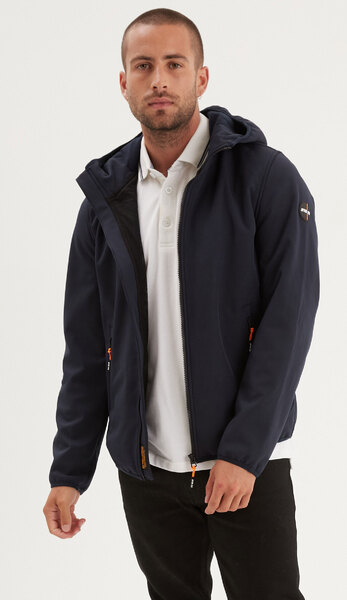 Vêtement en cuir Veste, parka & doudoune textile bleu