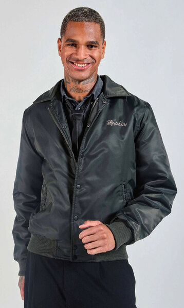 Vêtement en cuir Blousons textile kaki