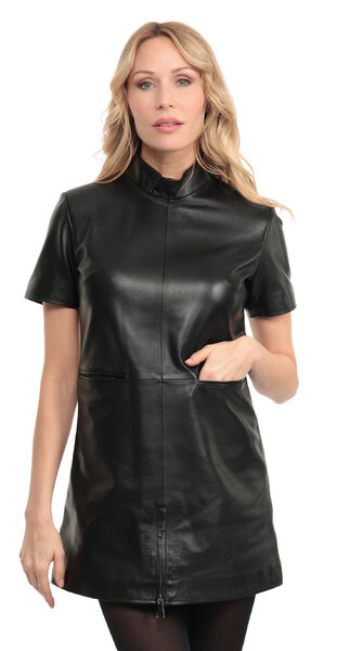 Vêtement en cuir Robes & jupes cuir noir