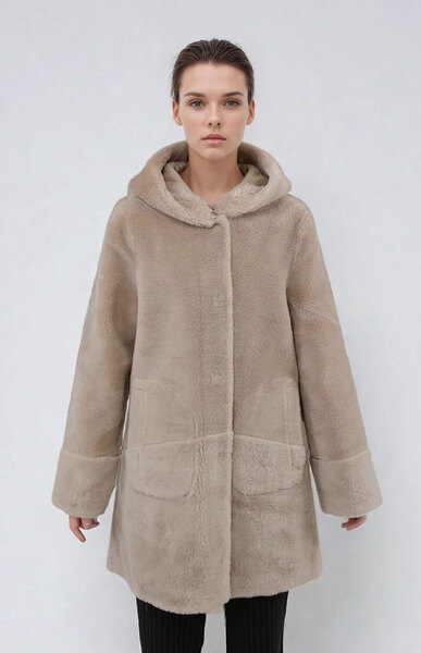 Vêtement en cuir Les bonnes affaires Femme camel