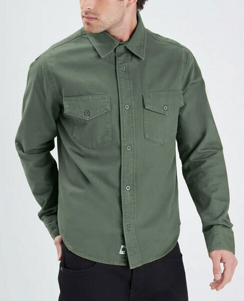 Vêtement en cuir Veste, parka & doudoune textile kaki