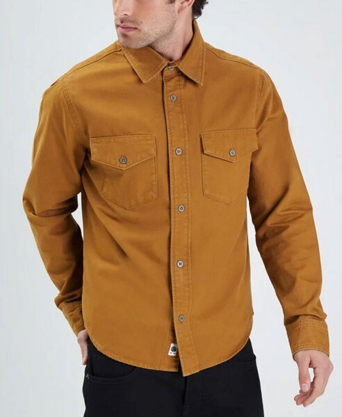 Vêtement en cuir Veste, parka & doudoune textile camel