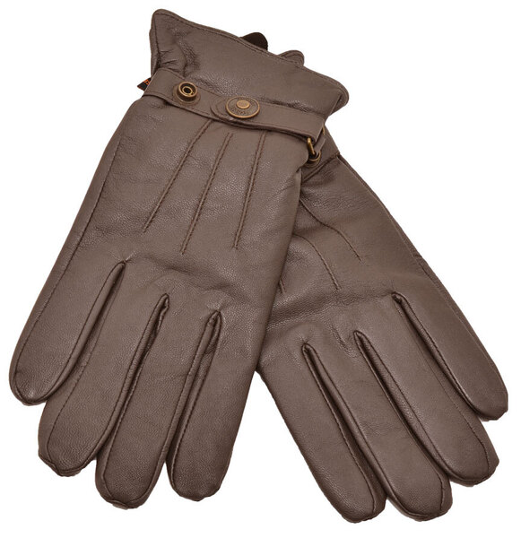 Gants cuir homme agneau marron SCHOTT 1680 2