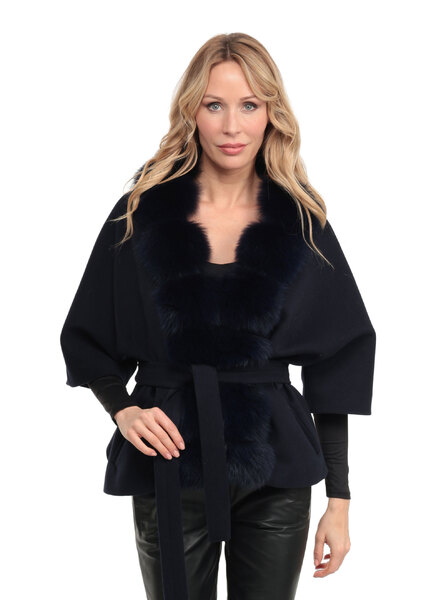 Vêtement en cuir Vestes cuir bleu