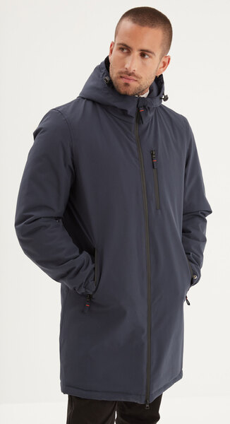 Vêtement en cuir Veste, parka & doudoune textile bleu